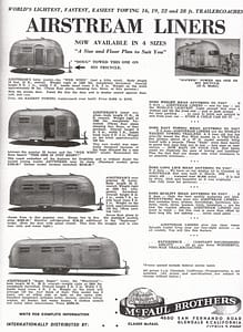 1948 Airstream Liner Advertisement