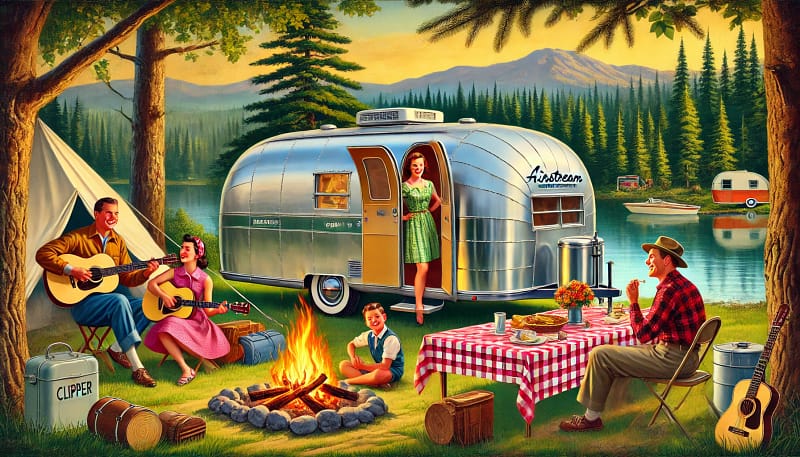 1936 Airstream Clipper Banner